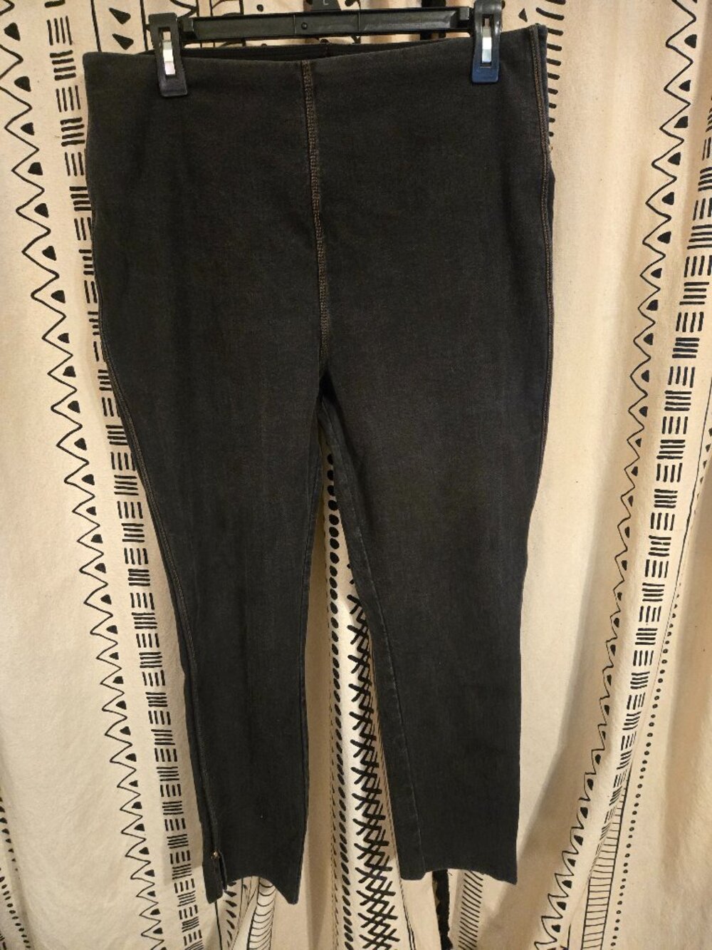 Lysse pull on denim skinny ankle pants XL